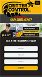 Mobile Screenshot of crittercontrolftworth.com